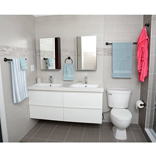 Amazon Basics Ab-Br817-Or Bathroom Hardware Set, 5 Piece, Oil Rubbed Bronze #TOP3