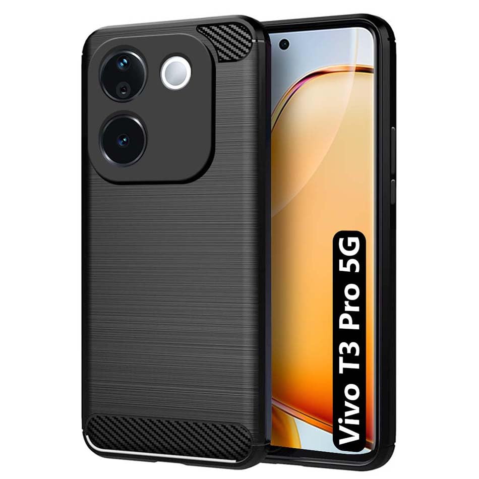 LoudCase Back Cover for Vivo T3 Pro 5G | Hybrid Protection Shockproof | Anti-Slip Grip | Rubber TPU Stylish Back Case for Vivo T3 Pro 5G (Black) (B0DGLMGR4L) Amazon Price History, Amazon Price Tracker