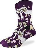 Good Luck Sock Men's Wedding Pugs Dog Socks, Adult