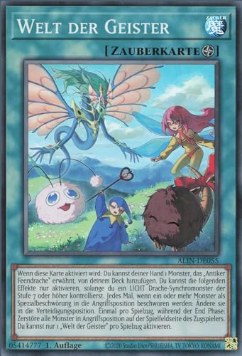 Welt der Geister ALIN-DE055 Super Rare Deutsch Boosterfrisch 1. Auflage - Alliance Insight - mit ReCollectibles-Versandschutz - für Yu-Gi-Oh!
