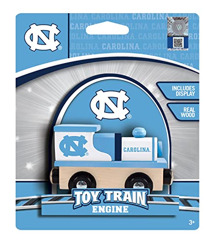 MasterPieces NCAA North Carolina Tar Heels Real Wood Toy Train Engine