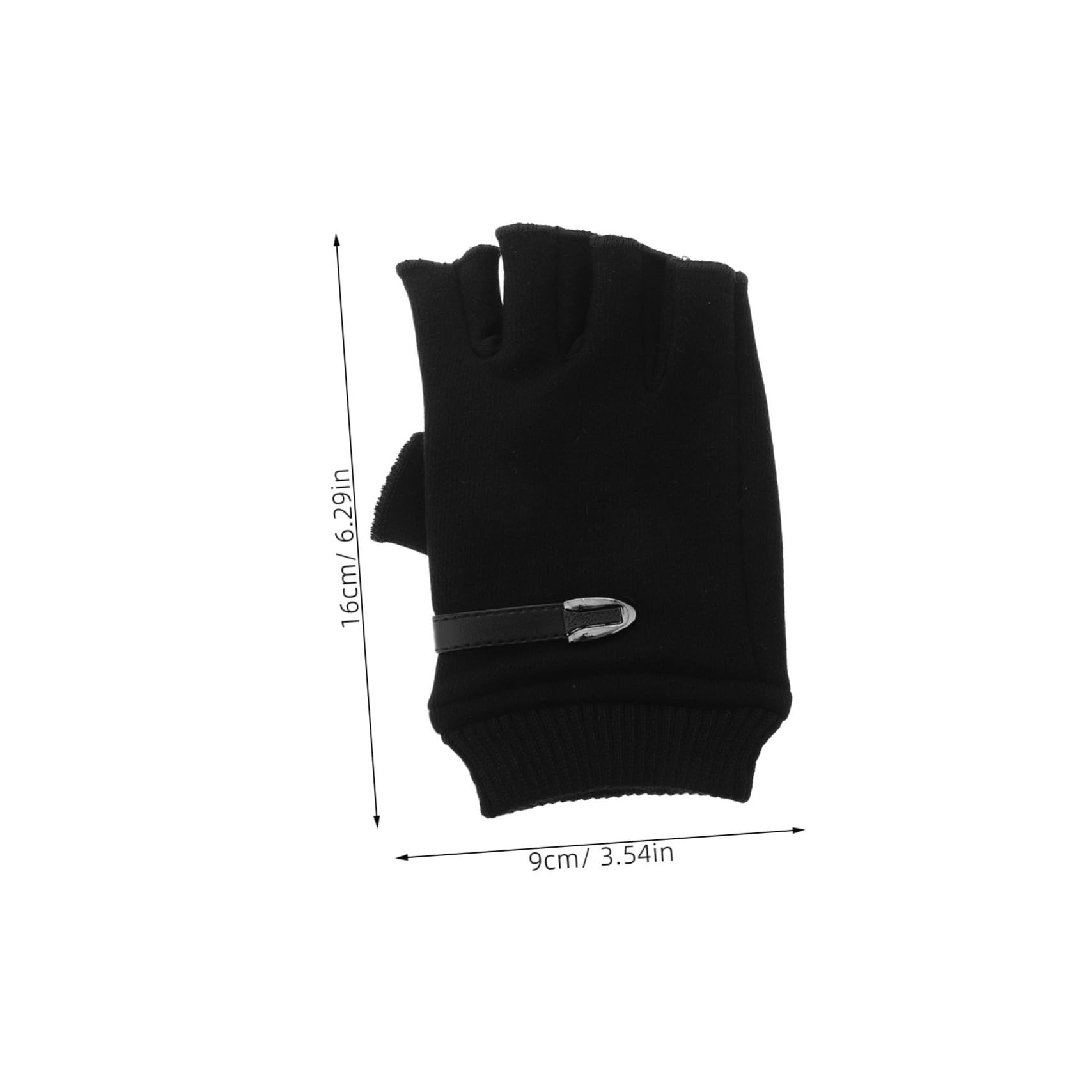 BESPORTBLE Warm Winter Gloves for Men Women Half Finger Liner Gloves Touchscreen for Cold Hands