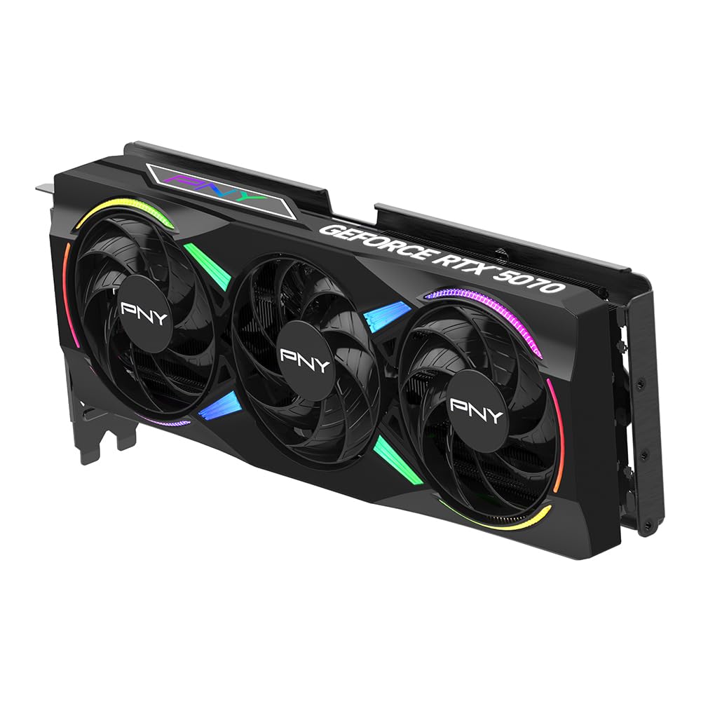 PNY Carte Graphique GeForce RTX™ 5070 12GB ARGB OC Triple Fan DLSS 4