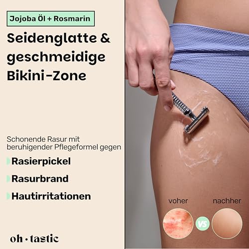 Rasiergel für Damen Ohtastic 2in1 Intim Wash und Shaving Gel