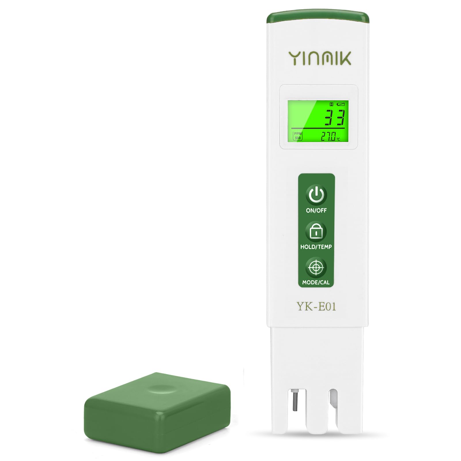 YINMIK Misuratore TDS Digitale Professionale con EC e Temperatura Tester Acqua ad Alta Precisione ATC Modalità PPM500/PPM700 Misuratore di Conduttività per Idroponica Acquari Piscine e Acqua Potabile