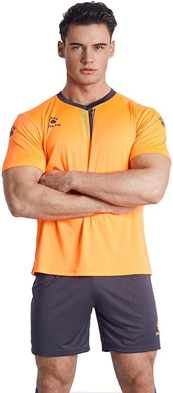 KELME Mens Soccer Jersey - Quick Dry Training Set, Youth Shirts & Shorts, Indoor Turf Uniform