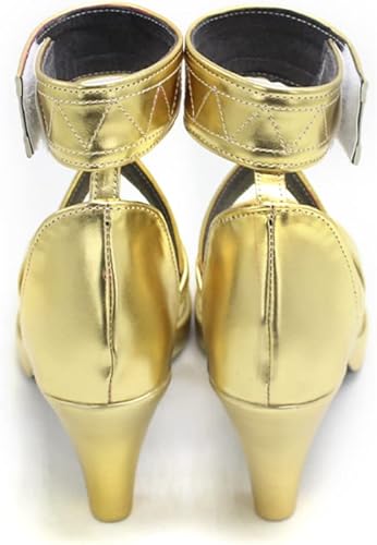 Miniatura 5 de COSGOGO Juego Genshin Impact Candace - Zapatos de cosplay para mujer, zapatos de tacón alto de anime para Halloween
