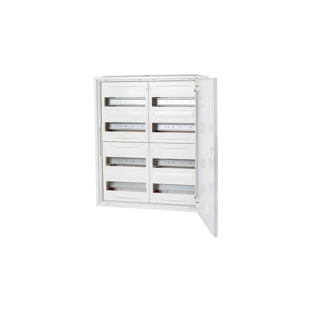 f-tronic Rozdzielacz polowy, 2-panelowy, 4-rzędowy, 96 modułów, biały, FV2-4
