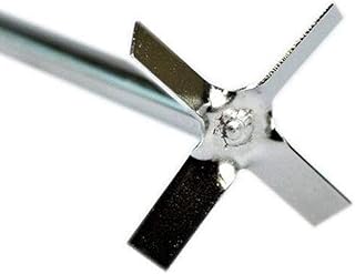 DLAB 18900071 DLAB Stainless Steel Propeller Stirrer, Shaft Length 40 cm, Stirrer Diameter 5 cm, 316 L Stainless Steel, 10