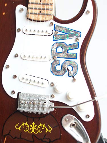 Stevie Ray Vaughan Mini guitare miniature SRV Lenny Gift Axe Heaven - Les Beatles, Paul McCartney, John Lennon, RIngo Starr, George Harrison Stevie Ray Vaughan Mini guitare miniature SRV Lenny Gift Axe Heaven – Image 5