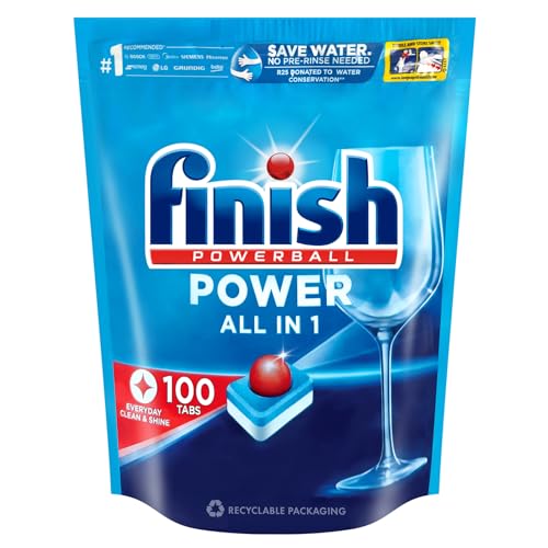 Finish Dishwasher Detergent Tablet All In One Max 100 Tabs