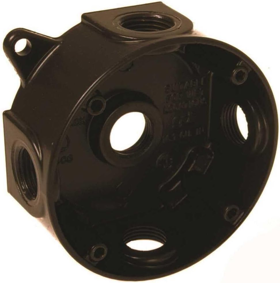 RACO INCORPORATED #5361-2 BRZ WP RND Outlet Box