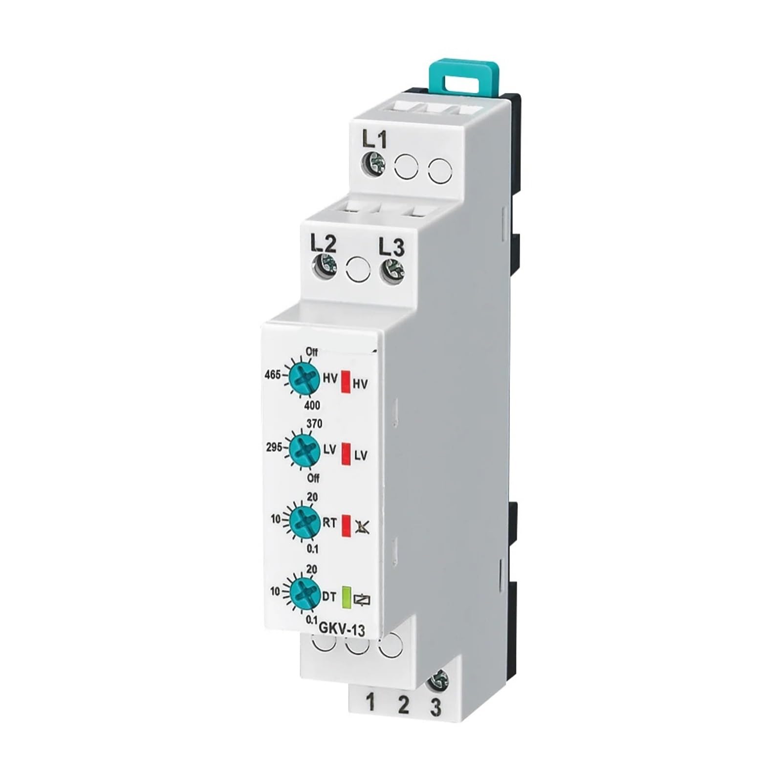 BALYDLUL GKV-13,GKV-13F 3 * 380VAC Non-Neutual Three-Phase Under&Over Voltage Phase Sequence Relay(GKV-13)