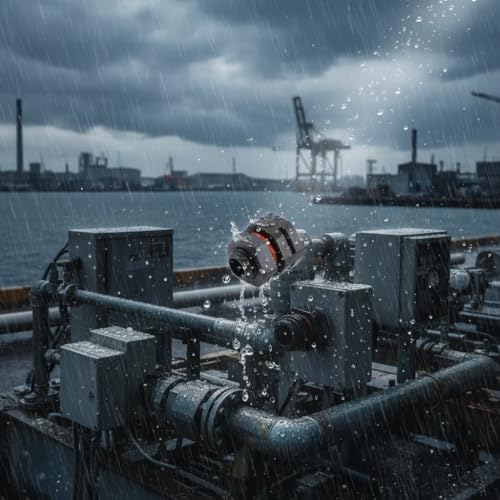2er-Pack IP68 industrielle Entlüftung – M12 x 1,5 Druckausgleichsventil, Dual-Port-Feuchtigkeitskontrolle für elektrische Schränke