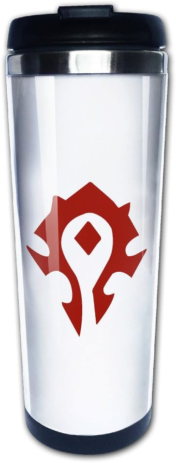 World Of Warcraft Wow Logo Horde Travel Coffee Mug Water Bottle