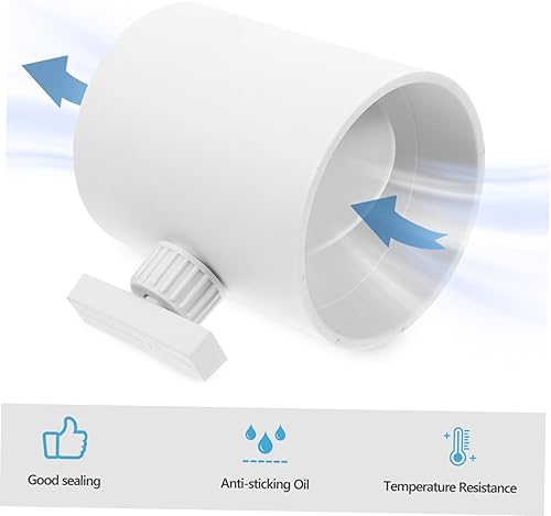 Miniatura 8 de Válvula de control de 4 pulgadas, manguera de ventilación para secadora de aire, inserto de conductos para campanas extractoras, ventilador manual