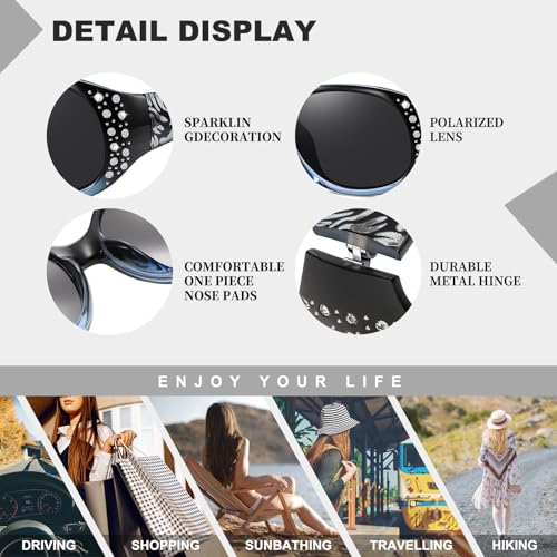 Image of HAOLOTA Polarized Sunglasses for Men Women Designer Driving Glasses Lightweight UV400 Protection