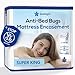 Bed Bugs Mattress Protector – Super King Size 180x200cm – Zipped Complete Cover - Blocks Bed Bugs and Dust Mites – Soft Waterproof Cotton Surface – Stretch-Fitted (17–35cm Depth)