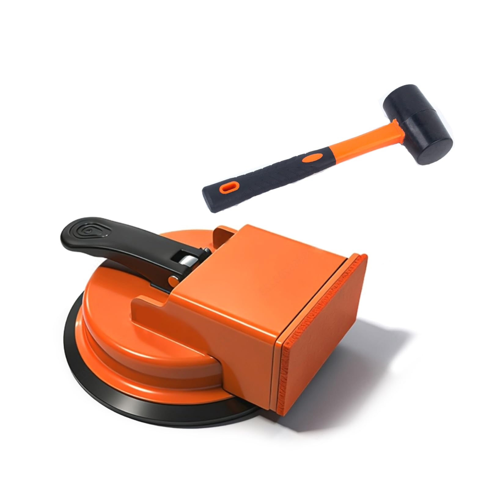 Ceramic Floor Seam Suction Hand Tool with Rubber Cup and Alloy Body for Flooring Installation Maintenance Projects Floor Gaps Fixer Tool