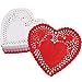 Hotop 300 Pieces 4 Inch Valentine's Heart Doilies and 500 Pieces Foam Heart Stickers Valentines Craft Set for Romantic Wedding Decor DIY Craft Supplies(Classic Style)