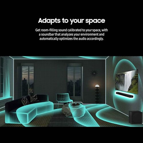 Image of Samsung Q800D 5.1.2ch Soundbar w /Wireless Dolby Atmos Audio, Q-Symphony, SpaceFit Sound Pro, Adaptive Sound, Game Mode Pro with Alexa Built-in, HW-Q800D /ZA