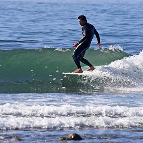 Paragon Surfboards Retro Noserider Longboard | High-Performance & Fun Single Fin Long Board Surfboard for All Wave Conditions | 8'0 | 9'0 (White, 8'0" x 22" x 3")
