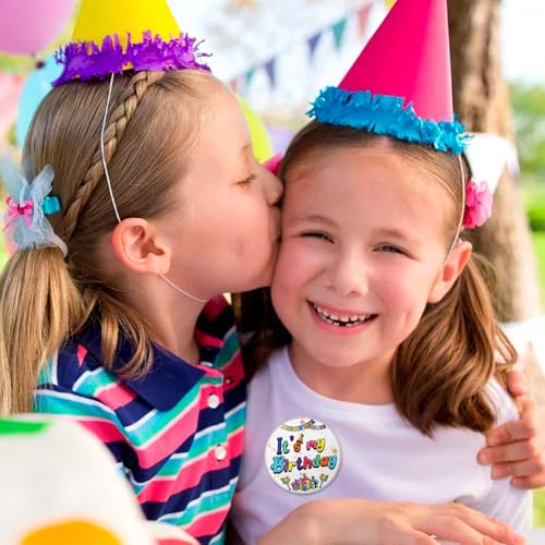 Happy Birthday Pin for Girls Boys Women men,Its My Birthday Pin Birthday Brooch as Birthday Button Birthday Badge Accessories Party Decorations Supplies 6