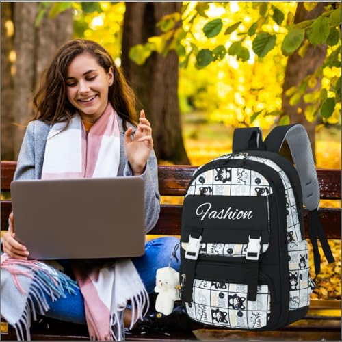 Image of Tinytot 30 Litre Japanese Korean Style School Bag Water-Resistant Laptop & Travel Backpack - Unisex Large 18 Inches Multipurpose Student Backpack for Boys & Girls, Men & Women