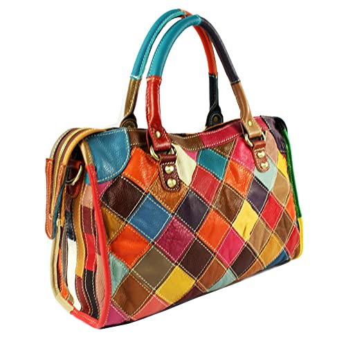 Bolso Tote Vintage de Cuero para Mujer miniatura 1