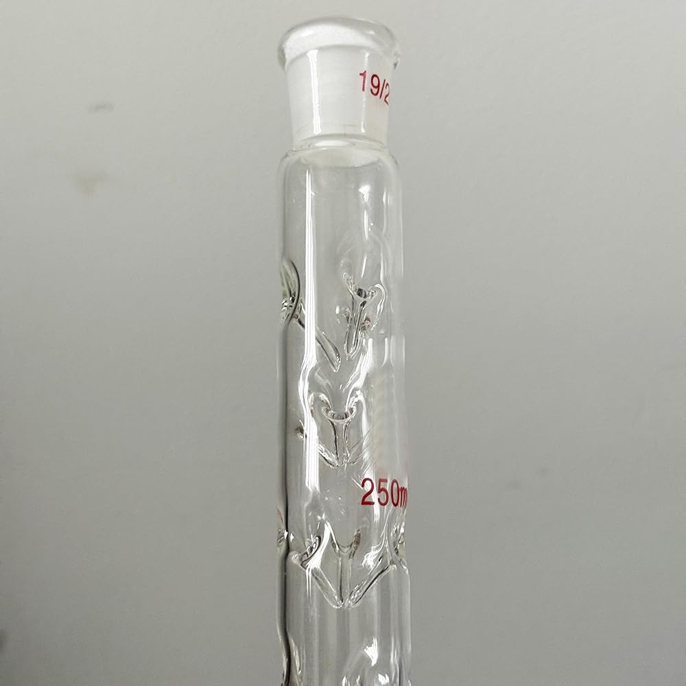 Columna de destilación de vidrio de borosilicato de 250 mm con unión 19/26 24/29 29/32 for laboratorio Equipamiento de laboratorio
