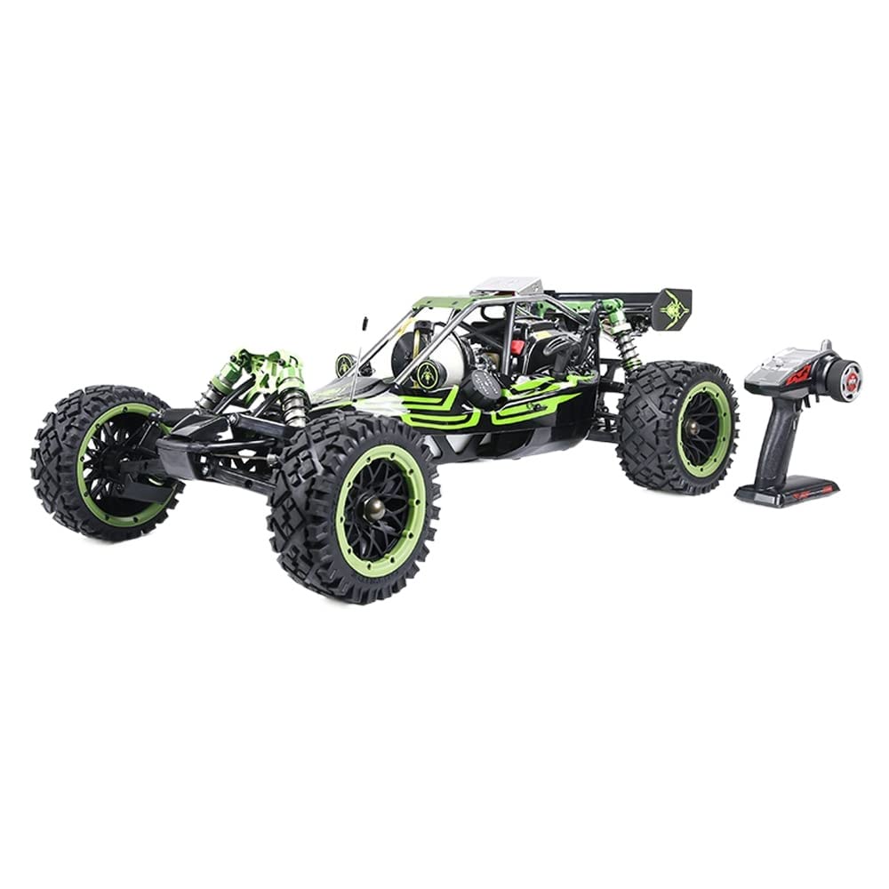 Coche RC Todoterreno A Escala 1:5, Vehículo De Alta Velocidad Alimentado por Aceite con Control Remoto De 2,4 GHz, Camión Todoterreno con Motor De 36CC para Adultos
