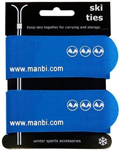 Manbi Pro Jumbo Pair Of Ski Ties Atomic K2 Head Cable Tidy Luggage Strap