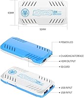 Vista 7 de X10 PRO Retro Game Stick con más de 50000 juegos, 4K HDMI HD Plug and Play Game Stick con 2 controladores, compatible con más de 50 simuladores