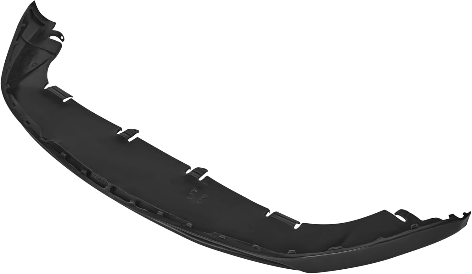 Compatible with/Replacement for Front Bumper Lip, V Style PU Front Lip Spoiler Black, Fits 2006 2007 2008 2009 Volkswagen Golf GTI and Jetta MK5 Only Sedan Wagon (Not Compatible with Rabbit)