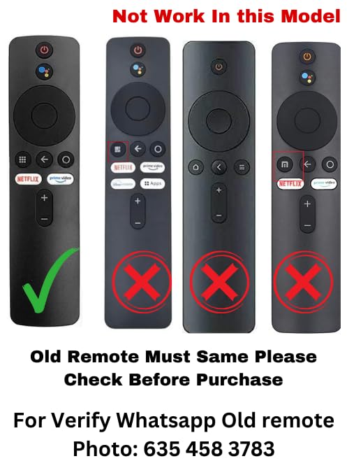 Image of Mi Compatible Remote for Xiaomi Mi Box S XMRM-006 and Mi TV Stick MDZ-22-AB MDZ-24-AA Smart Box with Google Assistant Function