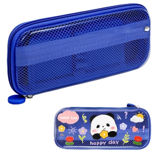 OFFCUP Trousse à Crayons Mignonne avec Autocollants 2 Compartiment