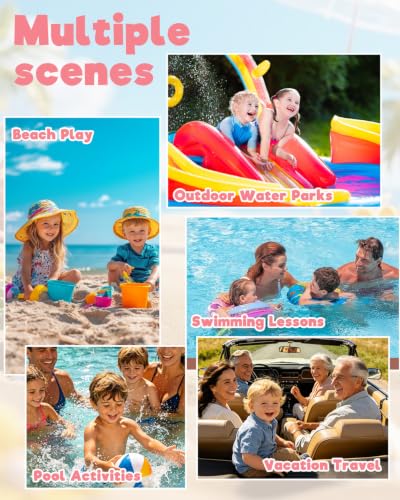 Image of ALVABABY Large Cloth Swim Diaper 3pcs Baby /Toddler /Infant Snap Reusable Adjustable Swimming Diaper Baby Boy and Girl 3ZSWY80