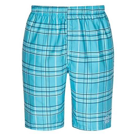 mareno® - Herren Badeshort, karo türkis in Größe XXXL