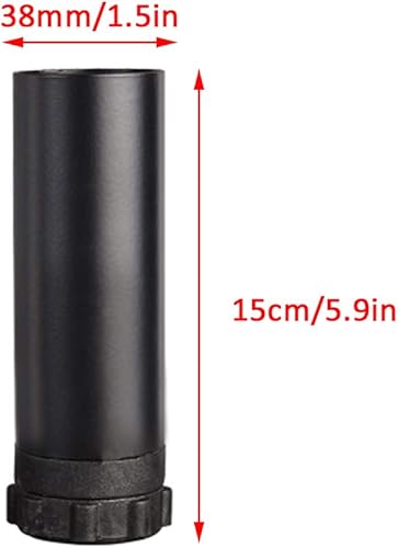 Miniatura 2 de M8M10 patas redondas de cama de un solo agujero patas laterales de sofá, patas de acero laminado en frío, patas ajustables de 0 a 0.8in, accesorios