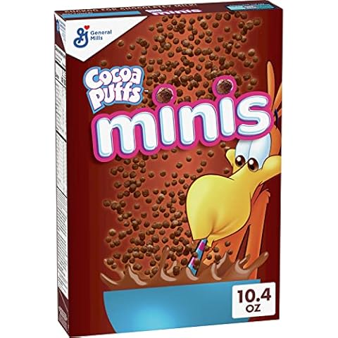 Cocoa Puffs Minis Chocolatey Breakfast Cereal, Made with Whole Grain, 10.4 oz Cover