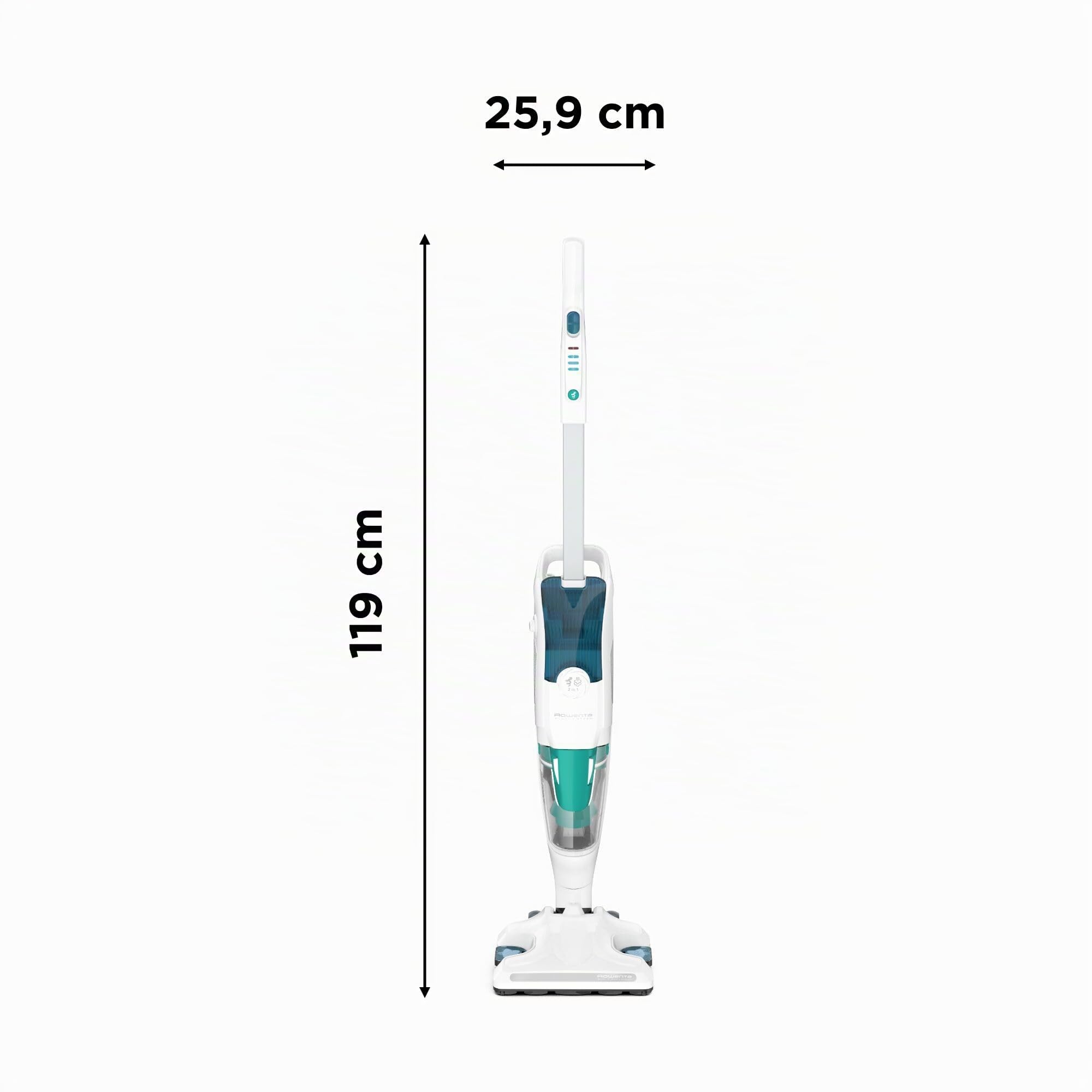 Rowenta Clean&Steam Revolution-Aspiradora a vapor,1500W potencia, aspira y vaporiza,eficacia de una sola pasada,elimina el 99,9 % de los gérmenes, suelos duros y moquetas,filtro antical,RY7757