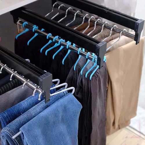 Solution de rangement peu encombrante pour cravates et pantalons suspendus - 7