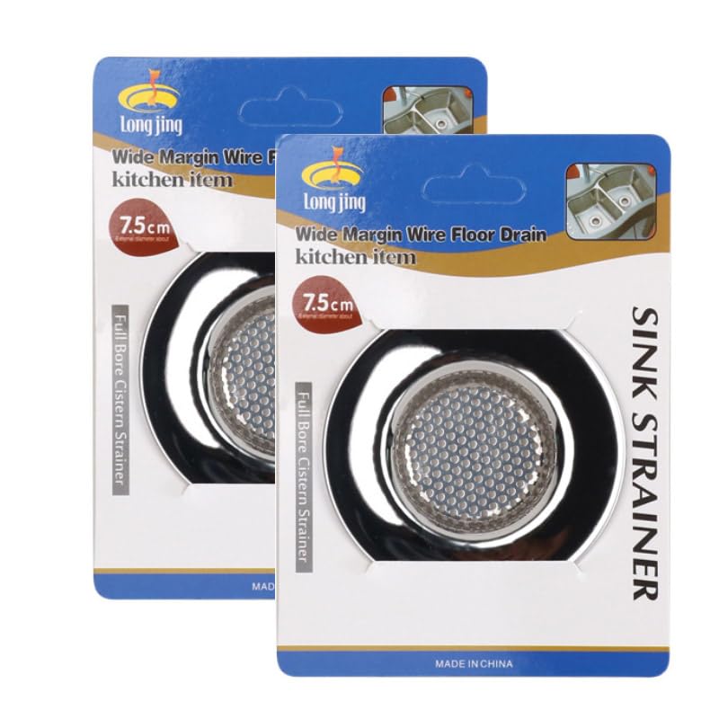 Colador para fregadero acero inoxidable 3 pulgadas 2 pcs