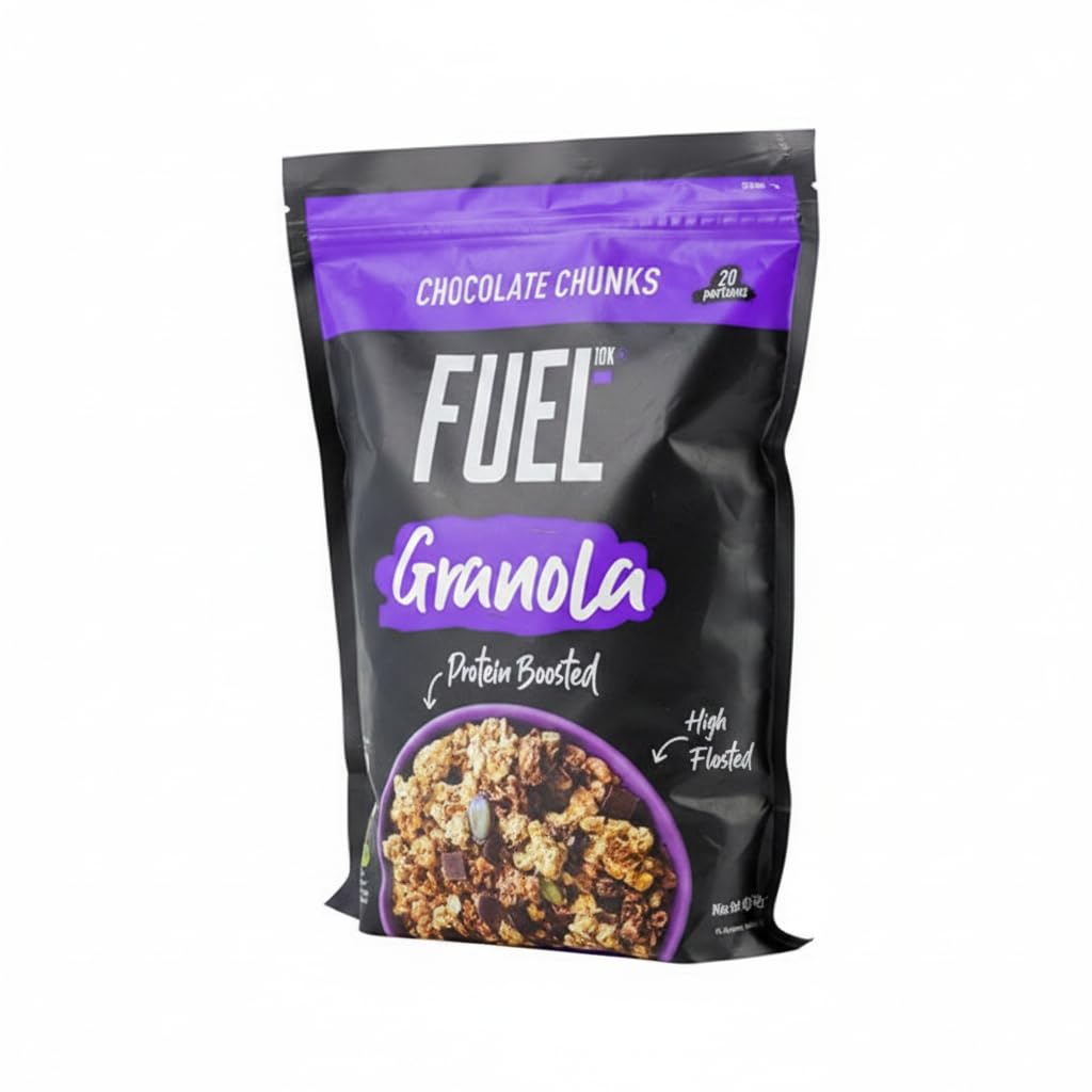 Granola con Proteínas Sabor Chocolate - Pack Ahorro 1kg | 15g de Proteína por Ración - Alta en Fibra - Apta para Veganos - FUEL10K - Desayuno Saludable y Energético con Avena Integral - NEXU