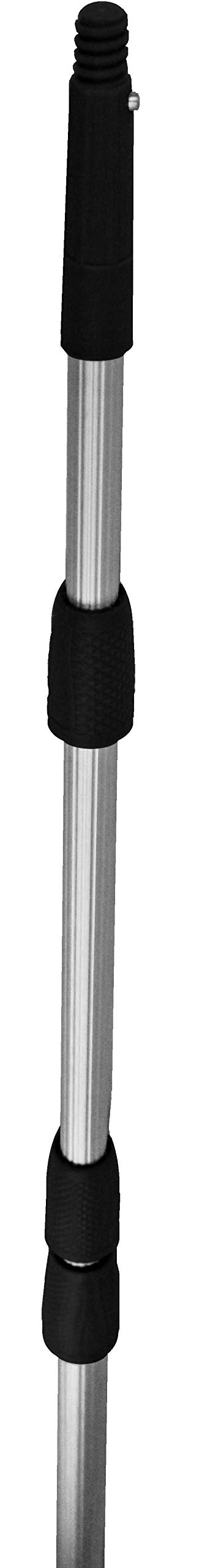 Teleskopstange Teleskop-Stange Stange 6 Meter 3-Fach Kopf Gewinde, Druckknopf, Konisch | Aluminium