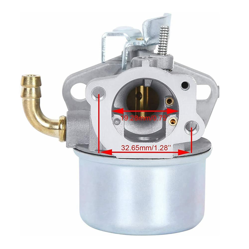 Realman Kit carburateur 12211 215369 215369 215434 792970 798654 214706T pour motoculteur Briggs & Stratton 150000 850 Intek 190 John Deere 020382 Poulan Pro PRRT850 96092001301