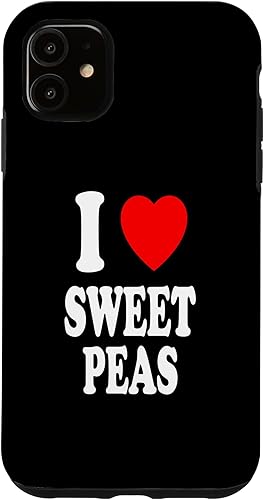 Miniatura 10 de iPhone XS Max I Heart (Love) Sweet Peas Gardening Botany Botanist Case