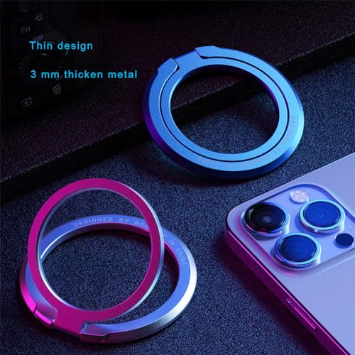 Soporte para dedos MagSafe con imán fuerte de alta resistencia y anillo extraíble 2