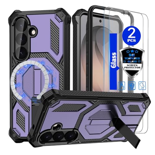 Coque Samsung S26 robuste MagSafe YmhxcY en verre trempé premium