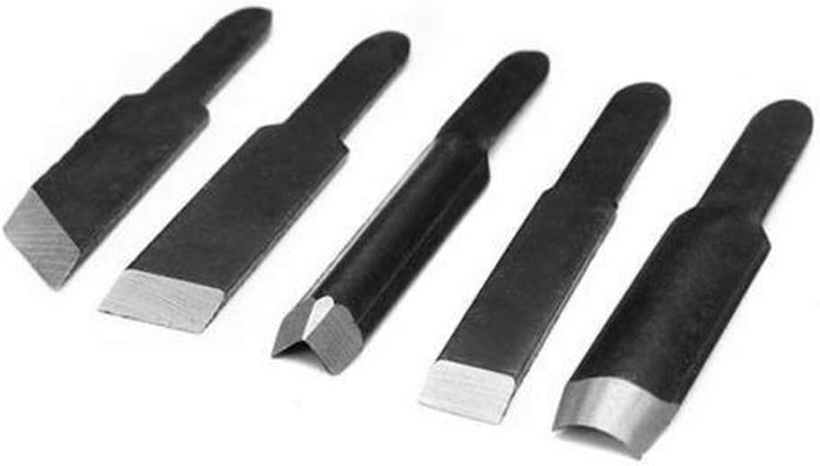 5pcs Accessories Pro Wood Carving Chisel Blades for Electric Bench Grinders Machine Rotary Tool